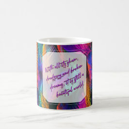 Fin värld kaffemugg