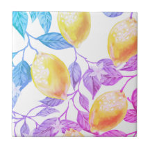 Fin vattenfärgscitron