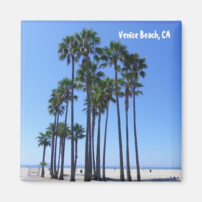 Fin Venedig Beach Magnet! Magnet (Framsidan)