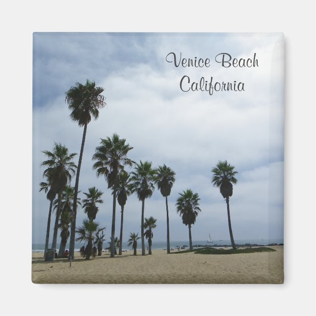 Fin Venedig Beach Magnet! Magnet (Framsidan)