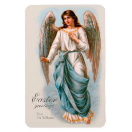 Fin vintage angel CC1092 Påsk hälsning Magnet