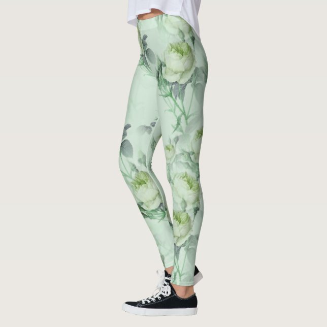 Fin Vintage Blommigt Leggings (Vänster)
