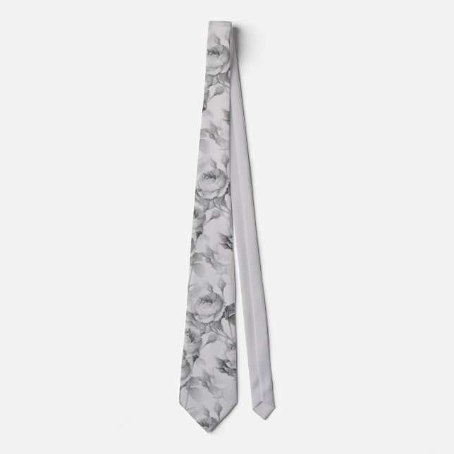 Fin Vintage Blommigt Slips (Framsida)
