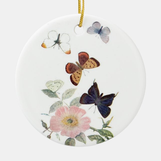 Fin Vintage Butterfly Ornament (Framsidan)