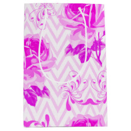 Fin Vintage Lila Blommigt