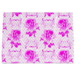 Fin Vintage Lila Blommigt