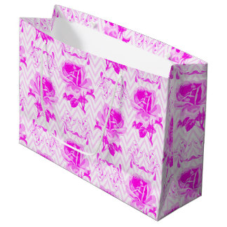 Fin Vintage Lila Blommigt