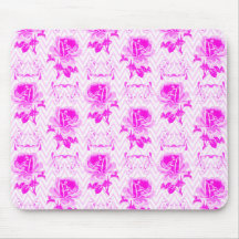 Fin Vintage Lila Blommigt