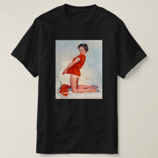 Fin Vintage Pin Up Girl T-Shirt