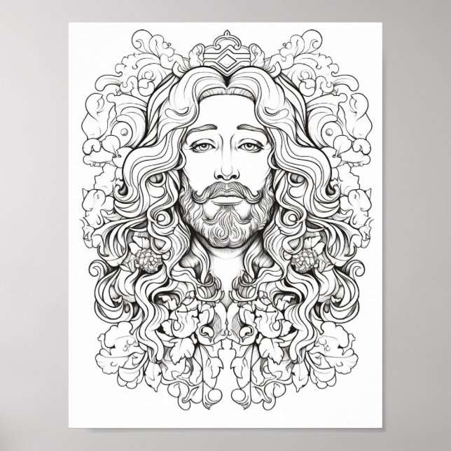 Fin Vuxen, färgämne i bibelform Poster (Framsidan)