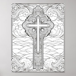 Fin Vuxen, färgämne i bibelform Poster