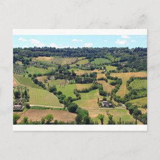 Fin vy av Orvieto, Umbrien,Italien Vykort