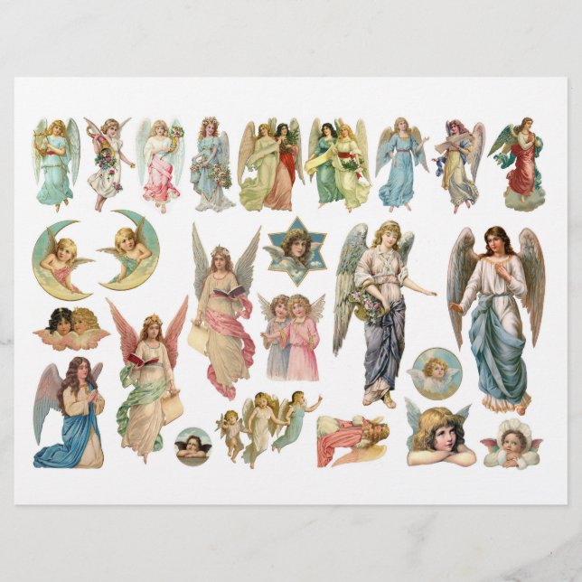 Fina Angel Illustrations från Viktoriansk skräp (Framsida)