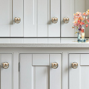 Fina Art Deco Enamel Dragonfly Guld Pearls Knopp