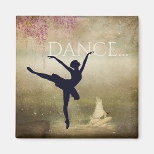 Fina Ballerina och Svan Dance Magnet