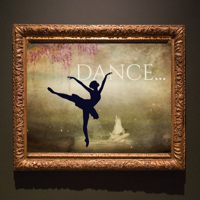 Fina Ballerina och Svan Dance Poster (Skapare uppladdad)