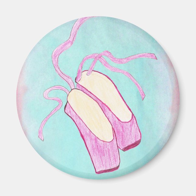 Fina Ballet Shoes Magnet (Framsidan)