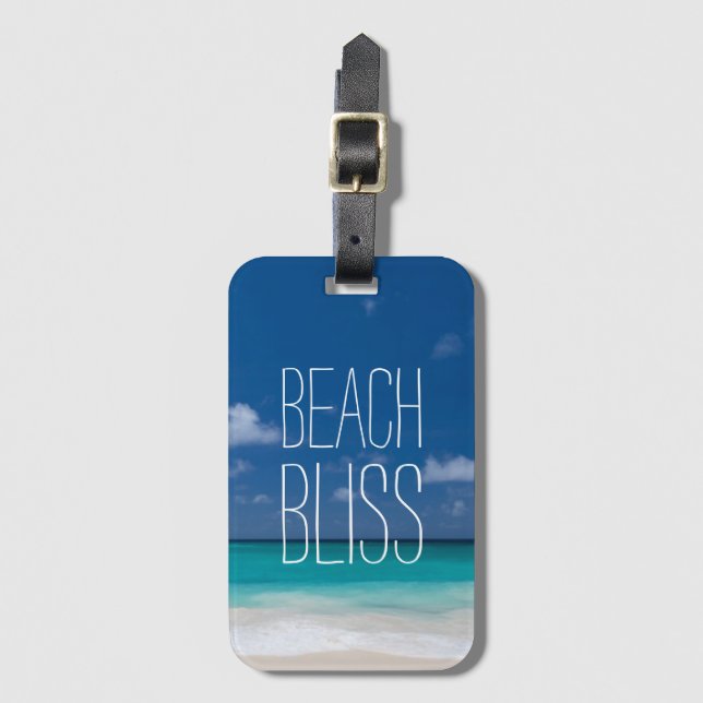 Fina Beach Bliss Bagagebricka (Framsida vertikal)
