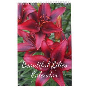 Fina blommigtar kalender