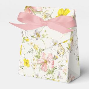Fina blommor med fjäril i kinesiska stil presentaskar