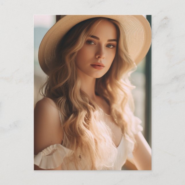 Fina Blond i Rosa Vykort (Framsida)