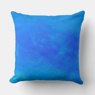 Fina Blues Cobalt Watercolor Large Kudde