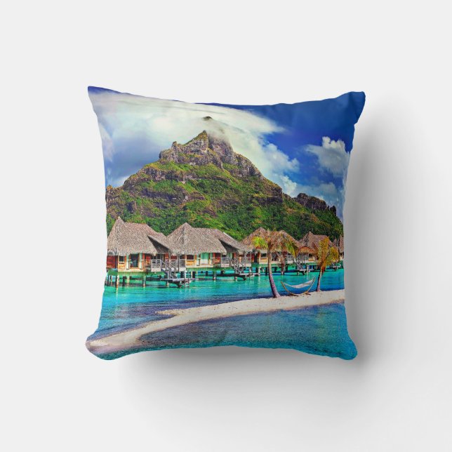 Fina Bora Bora, Fransk Polynesien Kudde (Framsida)
