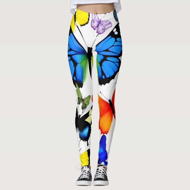 Fina Butterflies Leggings (Framsida)