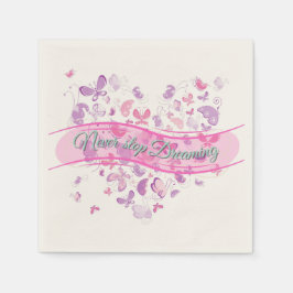 Fina Butterflies Pappersservett