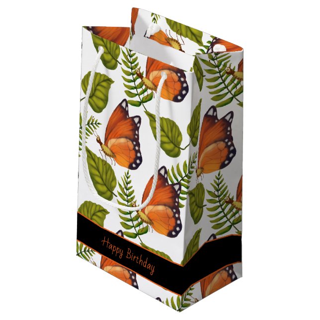 Fina Butterflies | Redigerbar text (Baksidan Vinklad)