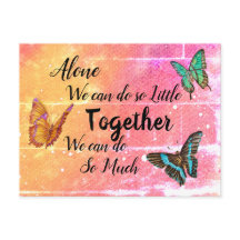 Fina Butterflies Rosa Orange Motivering