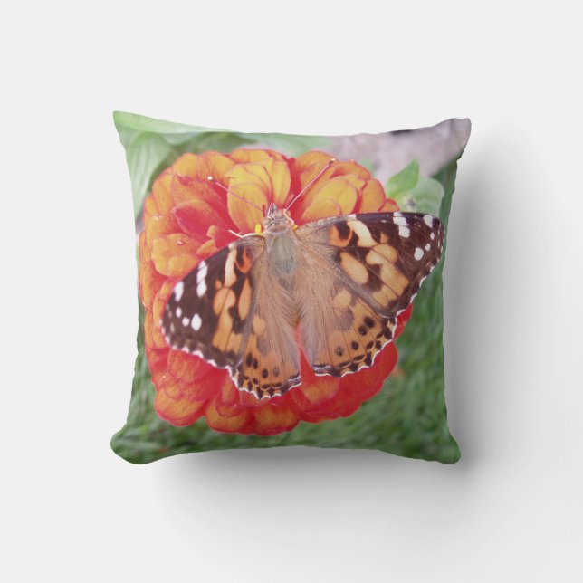 Fina Butterfly Dekorativ kudde (Framsida)