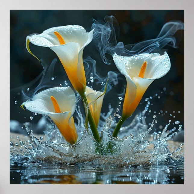 Fina calla lilies poster (Framsidan)