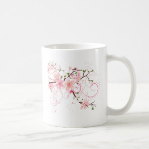 Fina Cherry-Blommar Kaffemugg