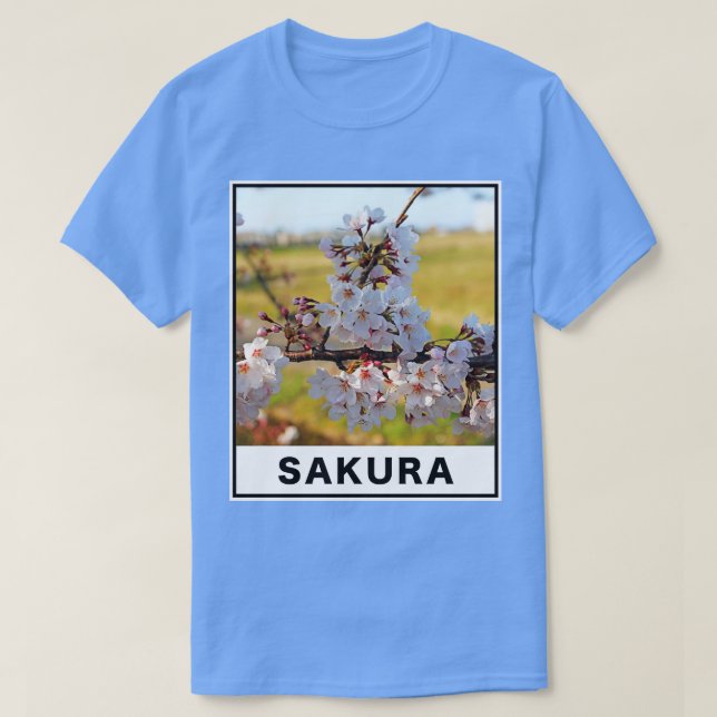 Fina Cherry Blommars Floral Photography T Shirt (Design framsida)