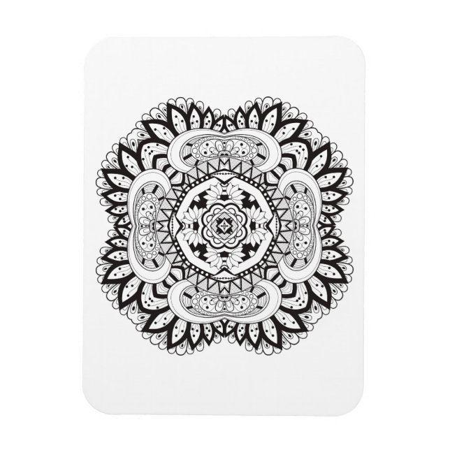 Fina Deco Square Doodle Magnet (Vertikal)