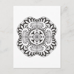 Fina Deco Square Doodle Vykort