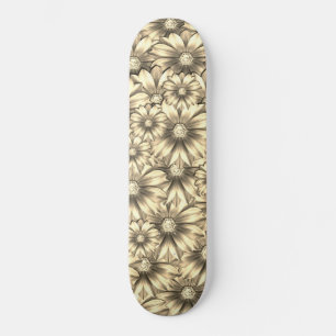 Fina Diamond Flowers - Mini Skateboard Bräda 18,5 Cm