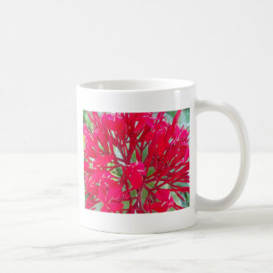Fina Fantastisk Red-blommor Mugg 2-Image