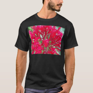 Fina Fantastisk Röda blommor T-shirt