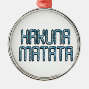 Fina fantastisk swahili textcitattecken julgransprydnad metall