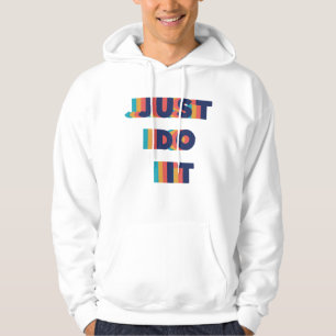 Fina färgstarka texter Motiverande citat Hoodie