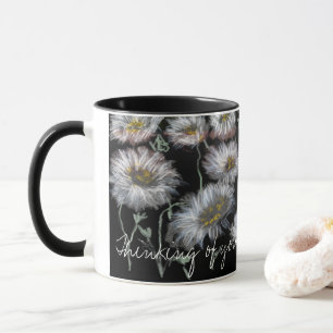 Fina, färska Daisy Akrylmålning Mugg