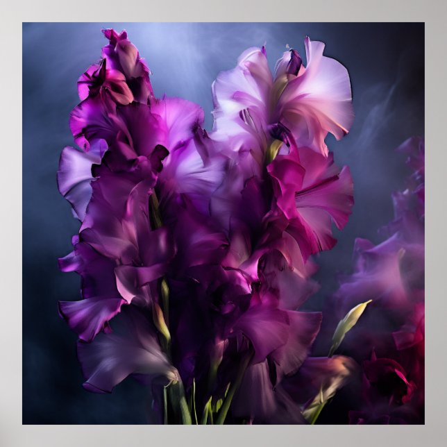 Fina Gladiolas Poster (Framsidan)