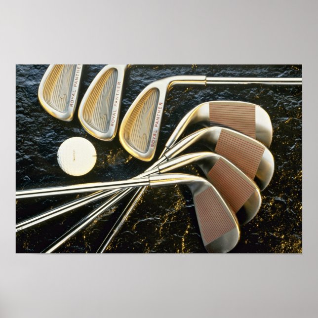 Fina Golf-klubbar Poster (Framsidan)