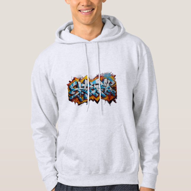 Fina graffiti hoodie (Framsida)