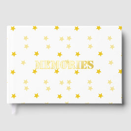 Fina gyllene fotominne/gäst bok.