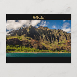 Fina Hawaii Mountains Vykort
