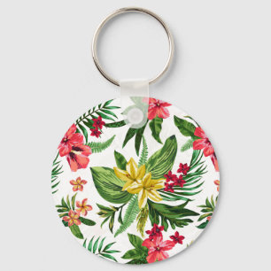 Fina Hawaiian Flowers Nyckelring