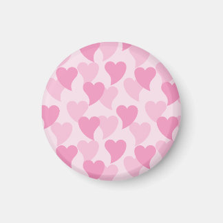 Fina Hearts Seamless Mönster Magnet